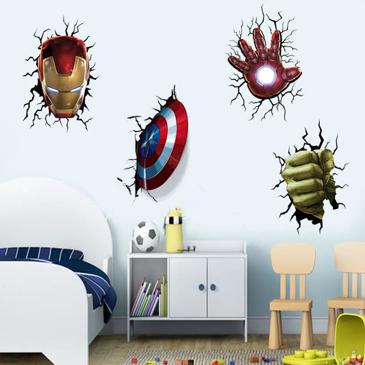 Avengers wall stickers bedroom decor