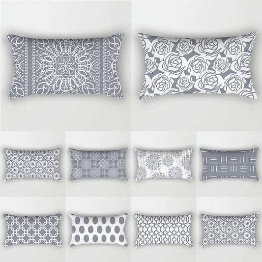 Boho Gray Pillow Case