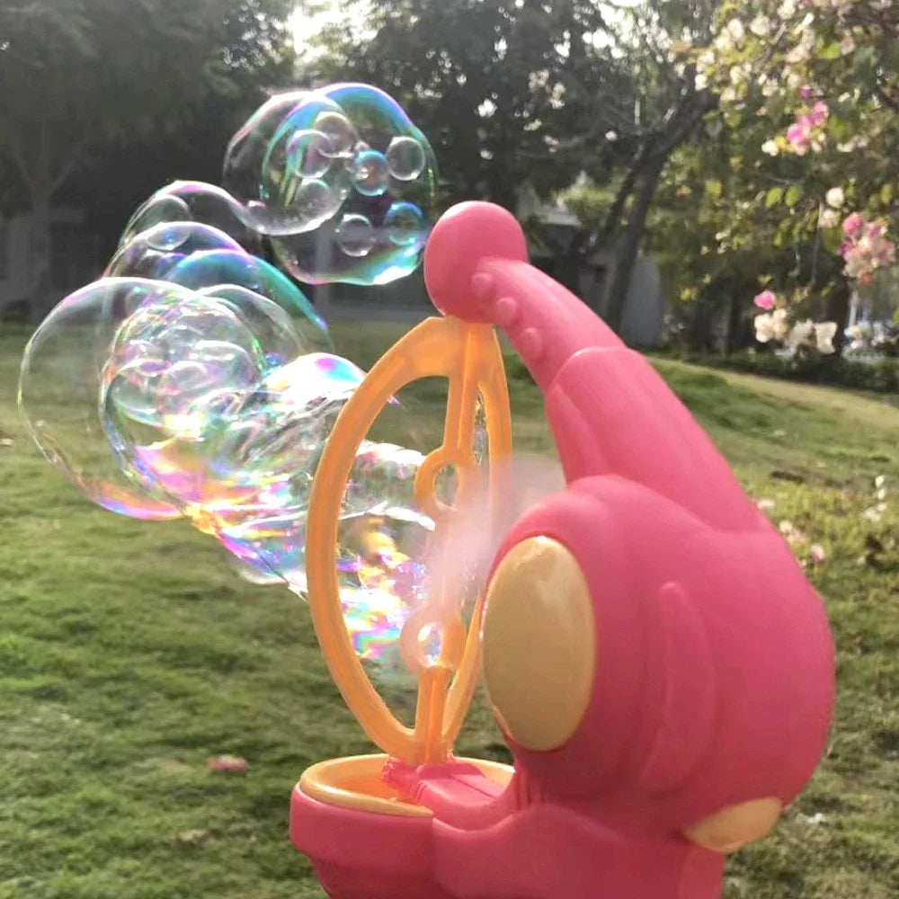 Bubble Machine Rocket Fully Automatic Blowing Soap Bubble Gun