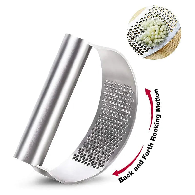 Upgraded Stainless Steel Garlic Press Squeezer