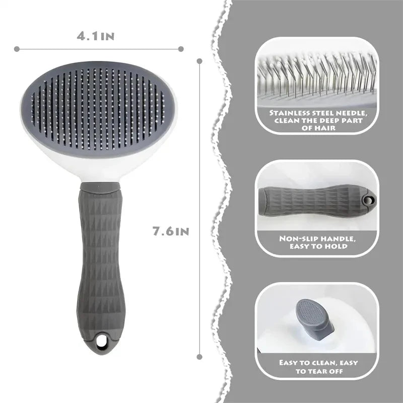 Self-cleaning Pet Comb Hair Remover