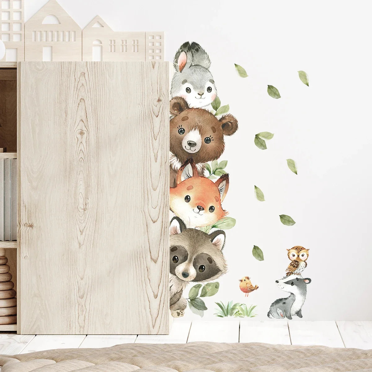 Cute Cartoon Animal Wall Stickers