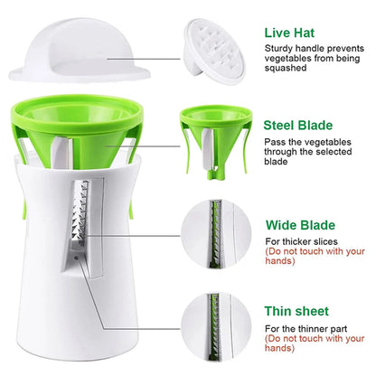 Handheld Spiralizer Vegetable Slicer