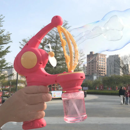 Bubble Machine Rocket Fully Automatic Blowing Soap Bubble Gun