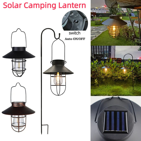 Outdoor Hanging Solar Lantern Lamp