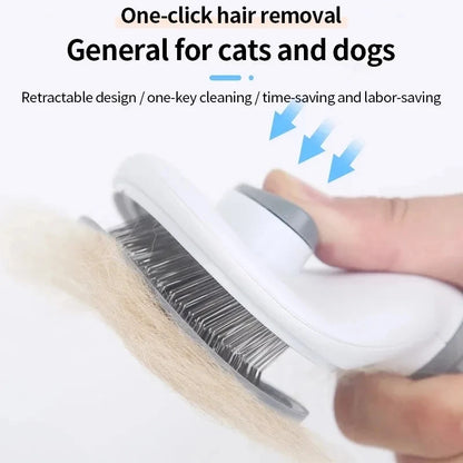 Self-cleaning Pet Comb Hair Remover