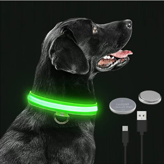 Adjustable Dog Glowing Collar