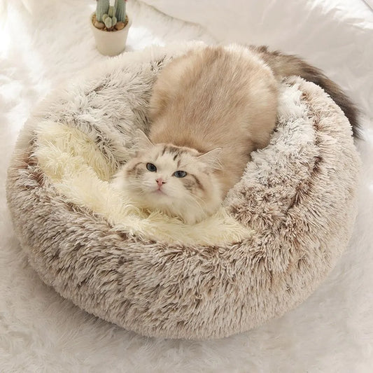 Warm Long Plush Pet Bed