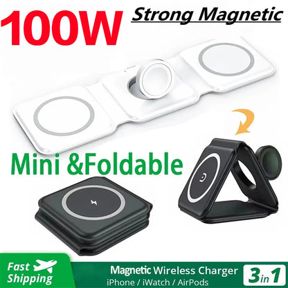 Wireless Magnetic Fast Charger Pad 100W