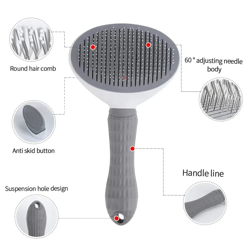 Self-cleaning Pet Comb Hair Remover