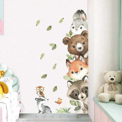 Cute Cartoon Animal Wall Stickers