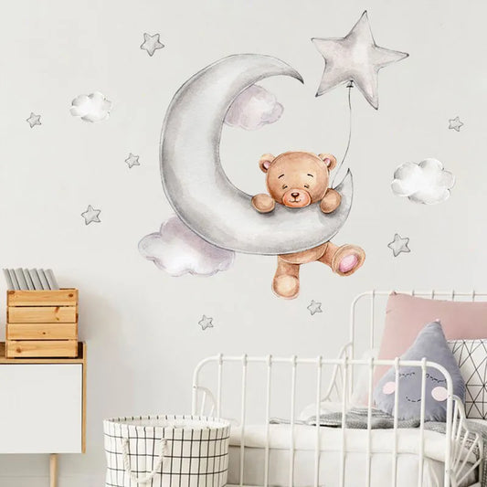 Moon Cloud Big Wall Stickers