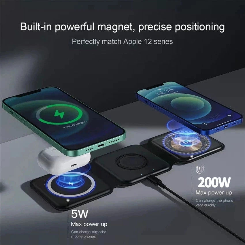 Wireless Magnetic Fast Charger Pad 100W