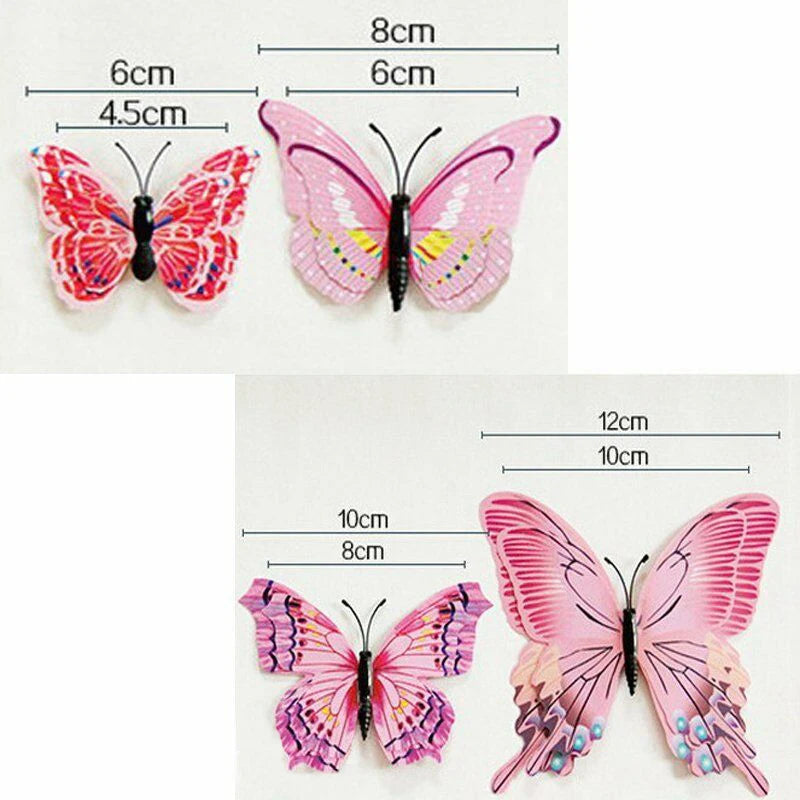 PVC Butterfly Wall Sticker Design