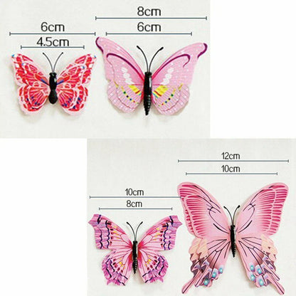 PVC Butterfly Wall Sticker Design