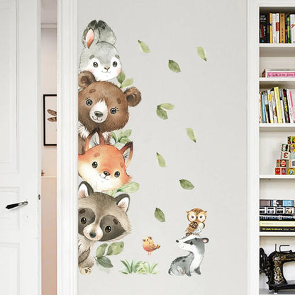 Cute Cartoon Animal Wall Stickers