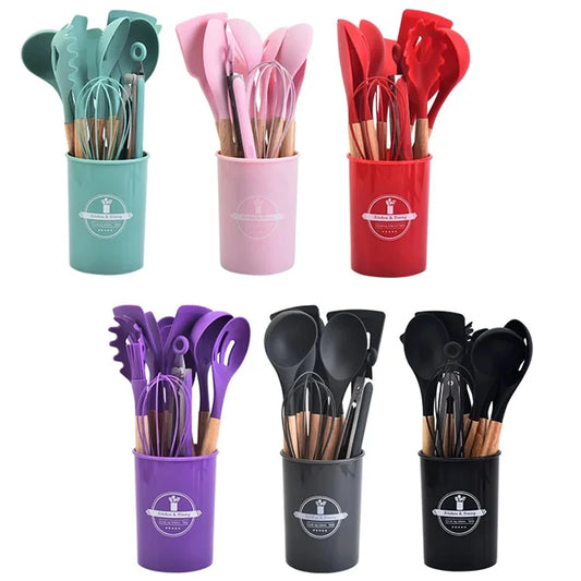 Silicone Kitchen Cooking Utensils